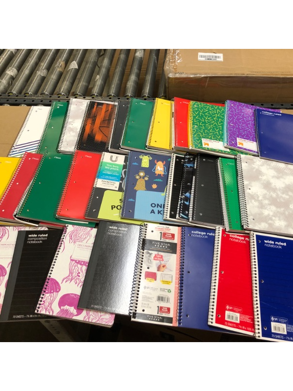 Photo 1 of Assorted Spiral Notebook