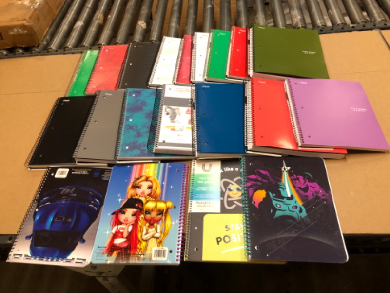 Photo 1 of Assorted Spiral Notebook