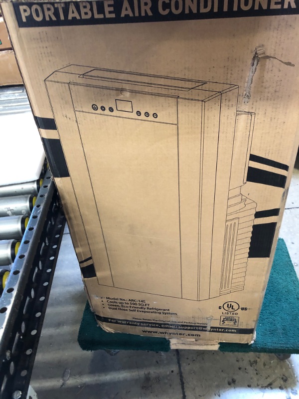 Photo 1 of 14,000 BTU Portable Air Conditioner with Dehumidifier and Remote