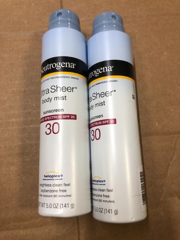 Photo 1 of 2 Ultra Sheer Lightweight Sunscreen Spray, SPF 30