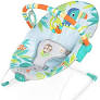 Photo 1 of Bright Starts Rainforest Vibes Vibrating Bouncer Green