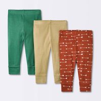 Photo 1 of Baby Boys' 3pk Outdoor Explorer Pull-On Pants - Cloud Island™ Tan SIZE 6-9M

