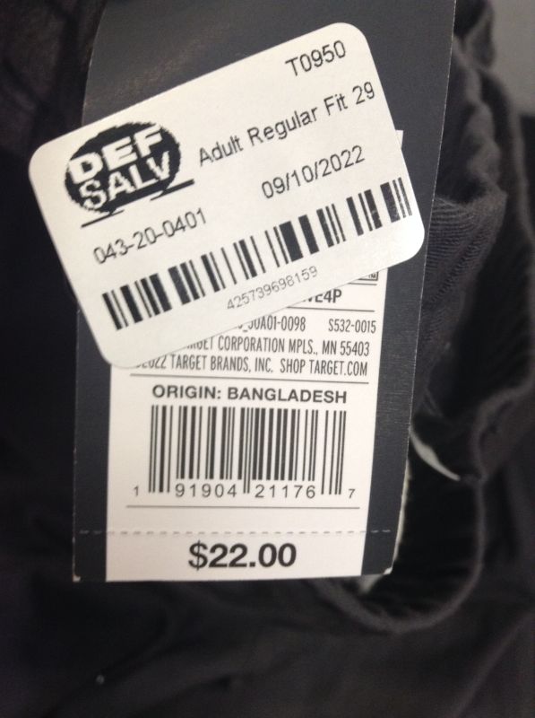 Photo 3 of Adult Regular Fit Taper Jogger Pants - Original Use™ - LARGE -