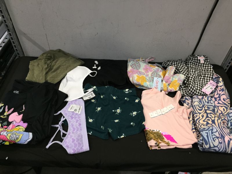 Photo 1 of BAG LOT OF GIRL'S CLOTHING DIFFERENT SIZES AND STYLES --SOLD AS IS --