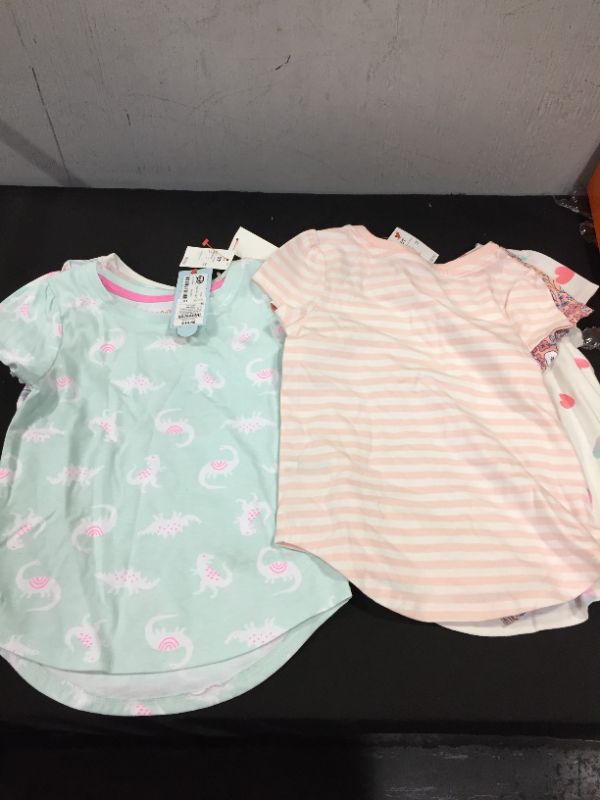Photo 1 of CAT AND JACK LITTLE GIRL SHIRTS 6 PACK SIZE 5T