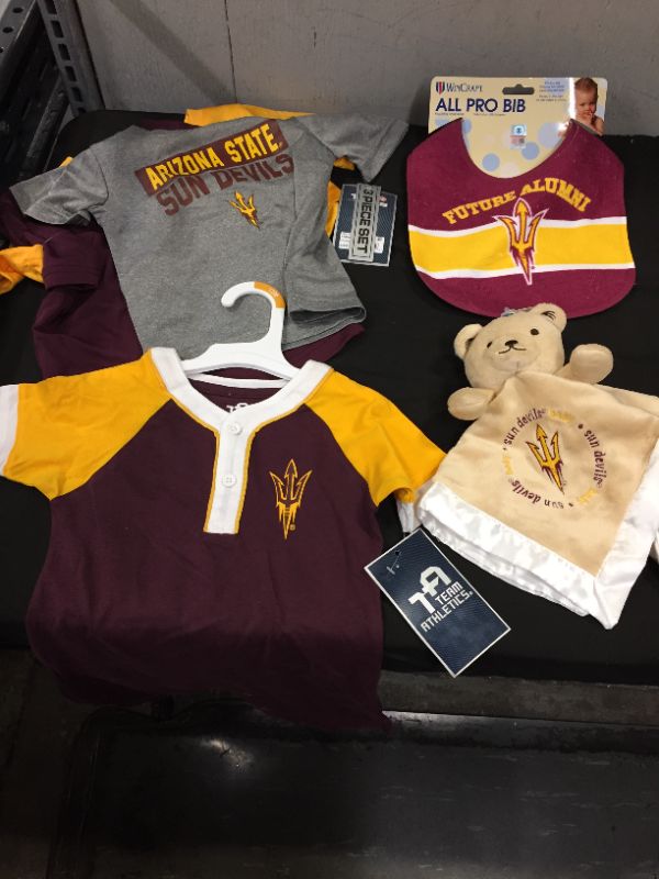 Photo 1 of ARIZONA STATE BABY ITEMS SIZE 12M AND 2T 

