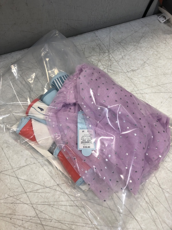 Photo 1 of Baby Boys 4pk Sweet Seaside Burp Cloth - Cloud Island Blue--Toddler Girls' Sparkle Unicorn Short Sleeve Tutu Dress - Cat & Jack™ Light--SIZE 2T