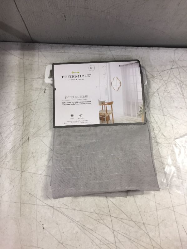 Photo 1 of 1pc Blackout Aruba Linen Window Curtain Panel - Threshold™ 84" 

