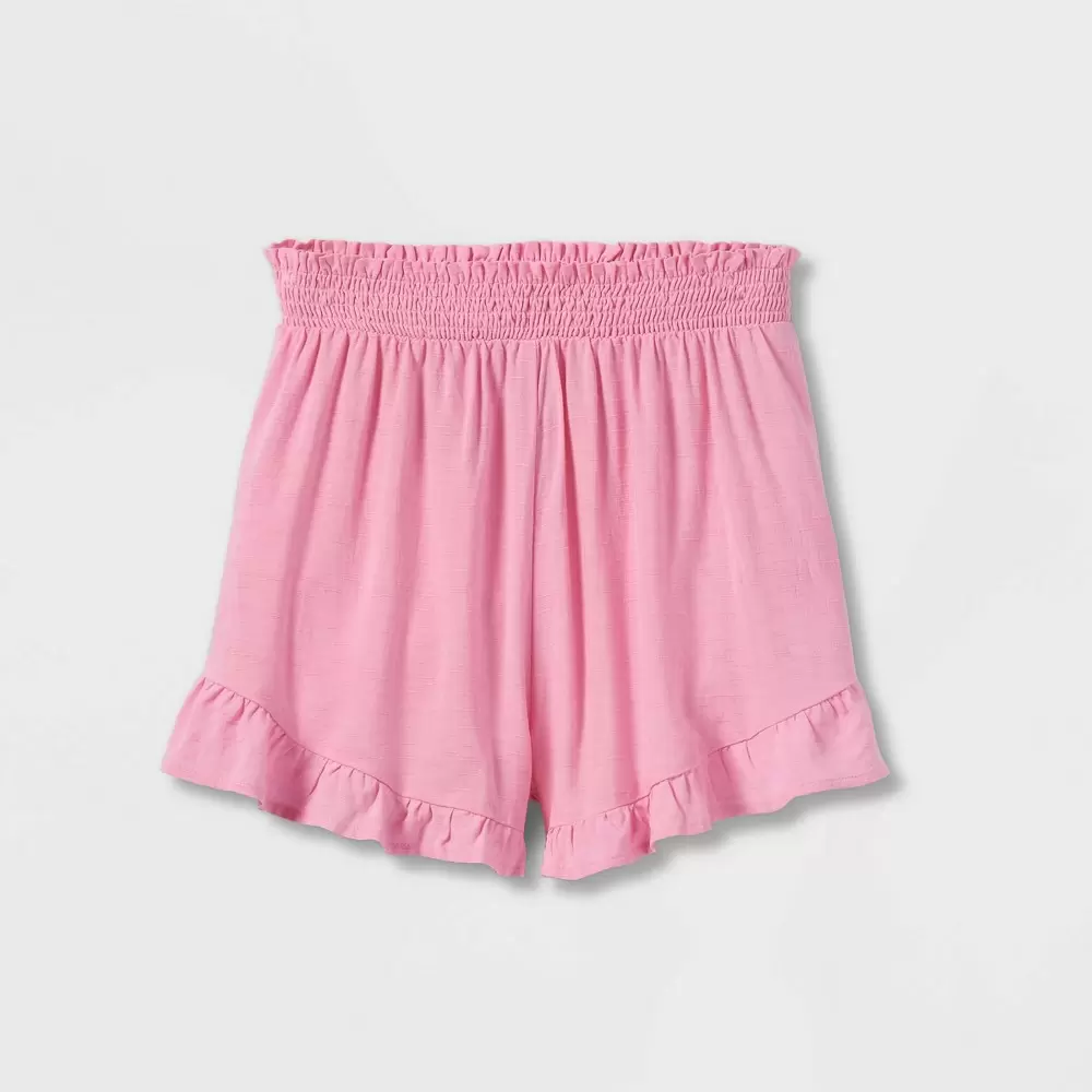 Photo 1 of  Girls' Ruffle Shorts - art class Pink  Size L 10/12 -
 
