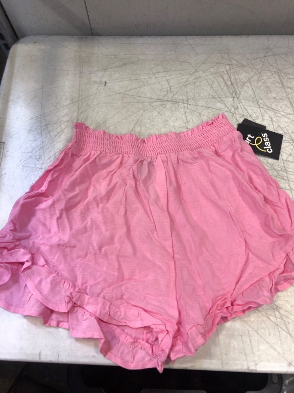 Photo 2 of  Girls' Ruffle Shorts - art class Pink  Size L 10/12 -
 
