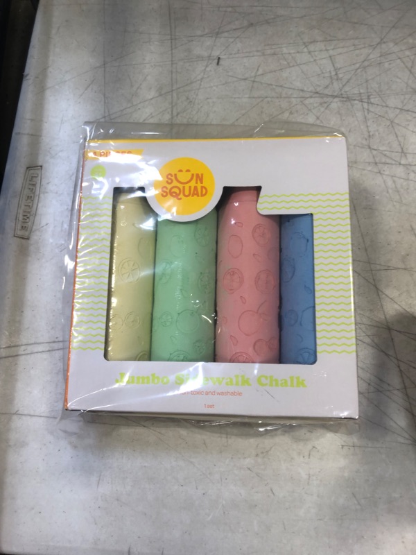 Photo 3 of 4pc Jumbo Sidewalk Chalk - Sun Squad