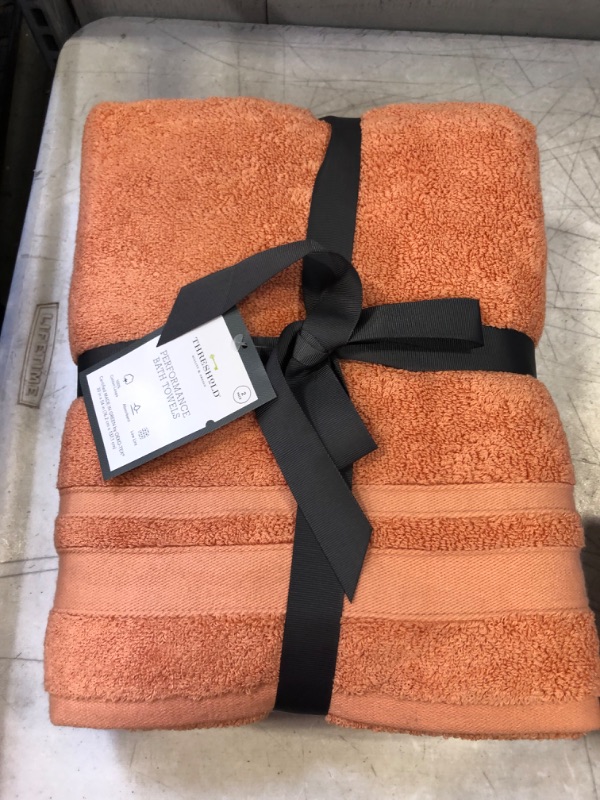 Photo 2 of 2pc Performance Towel Set Coral - Threshold