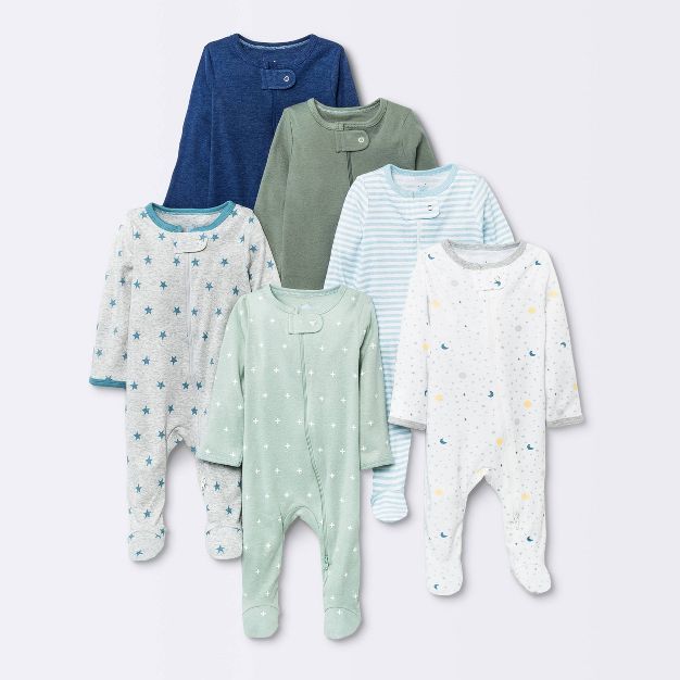 Photo 1 of Baby Boys' 3pk Sleep N' Play - Cloud Island™   Size 6-9 Month 

