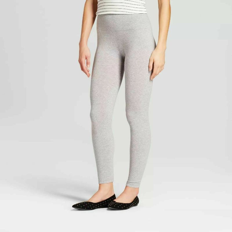 Photo 1 of A New Day Women's Cotton Blend Seamless Rise Leggings-SIZE S/M