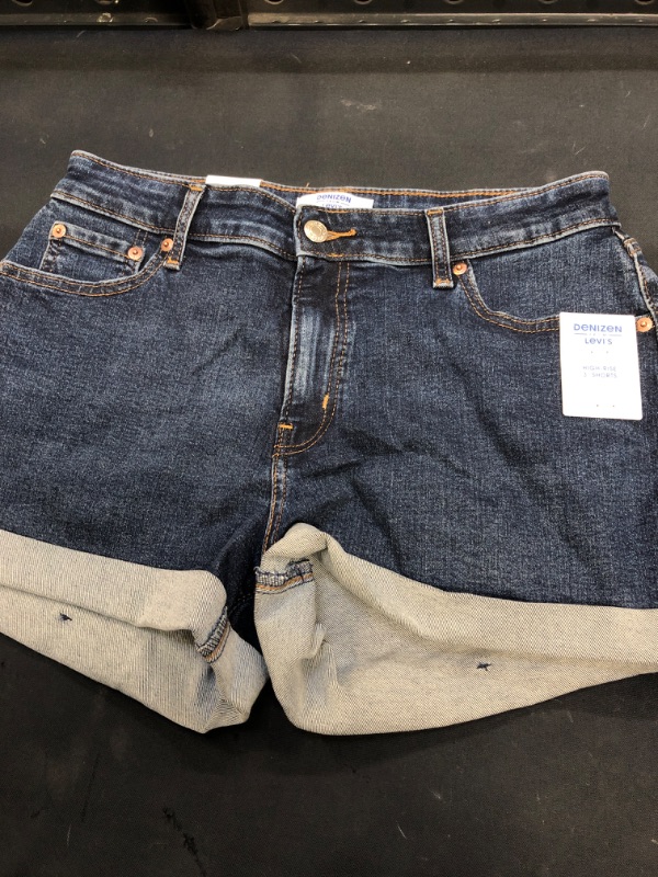 Photo 2 of DENIZEN® from Levi's® Women's High-Rise 3" Jean Shorts - Size 10
