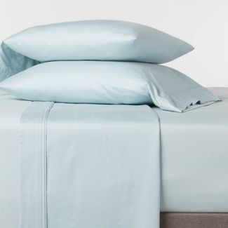 Photo 2 of 400 Thread Count Solid Performance Sheet Set - Threshold™(Full)