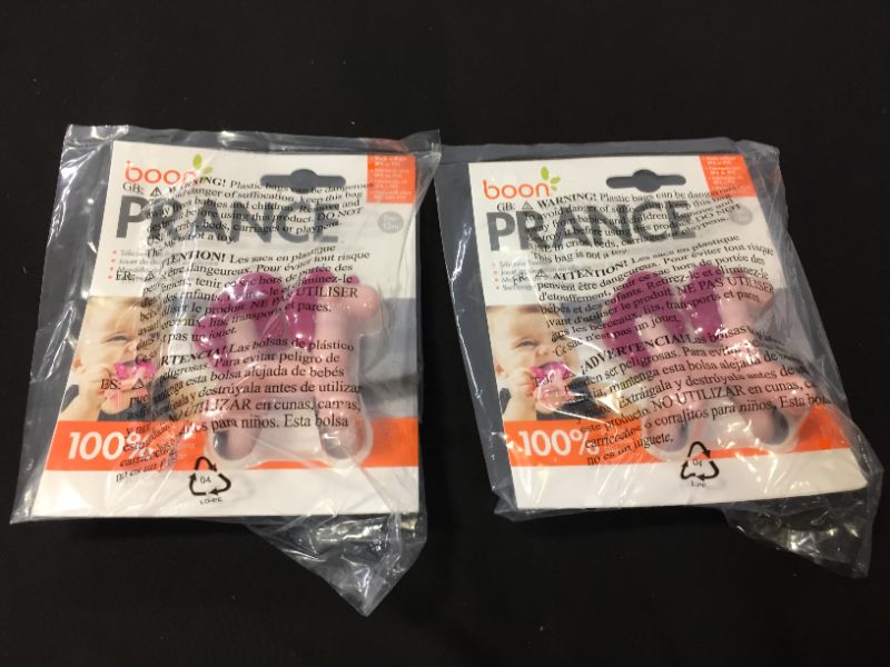 Photo 2 of Boon Silicone Prance Unicorn Teether 2 PACK 