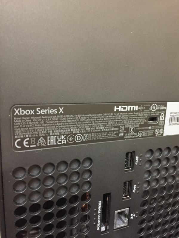 Photo 9 of Xbox Series X (ITEM IS USED, STILL IN GREAT CONDITION, MISSING MANUAL)