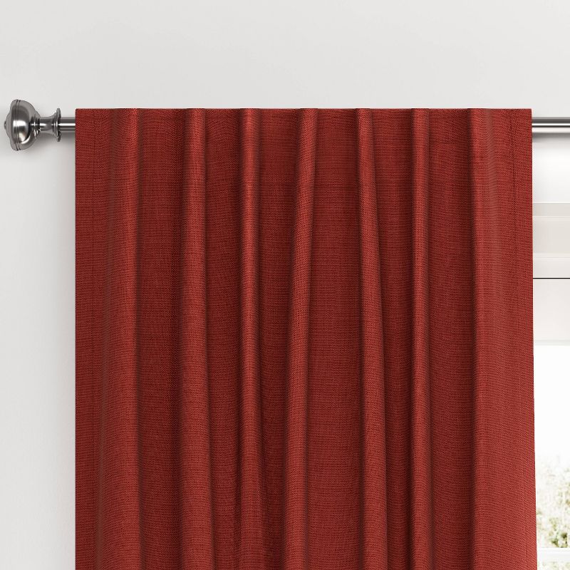 Photo 1 of 1pc Blackout Velvet Window Curtain Panel - Threshold™ 84 INCH LENGTH 50 INCH WIDTH 

