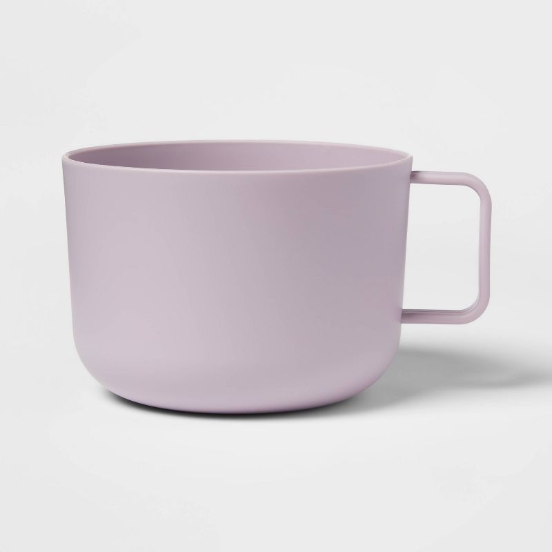 Photo 1 of 30oz Plastic Soup Mug - Room Essentials™ LIGHT PURPLE / LAVENDAR 3 COUNT 