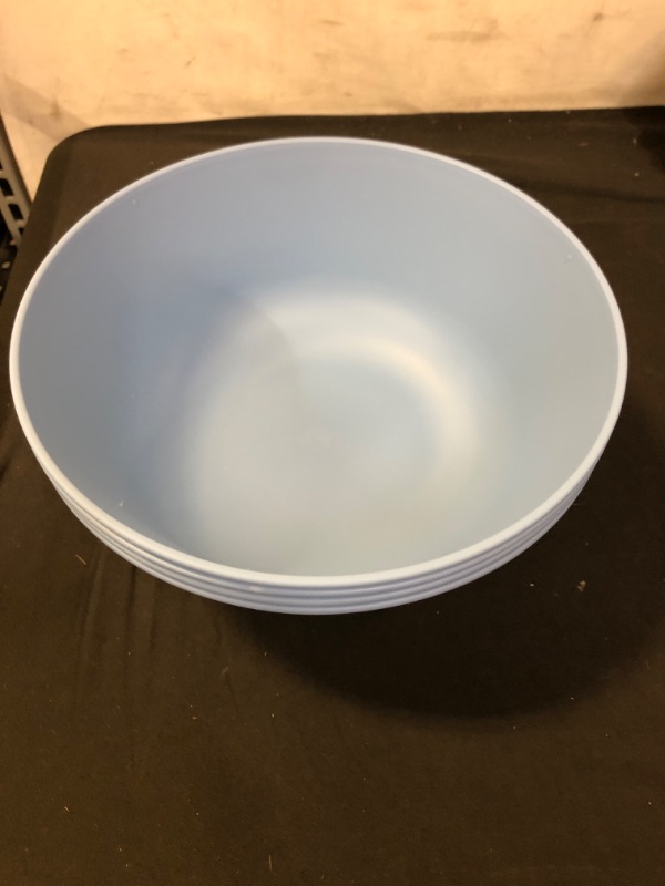 Photo 2 of 114oz Plastic Serving Bowl - Room Essentials™ BLUE 4 COUNT 