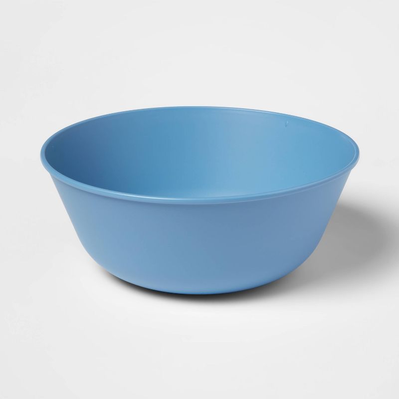 Photo 1 of 114oz Plastic Serving Bowl - Room Essentials™ BLUE 4 COUNT 