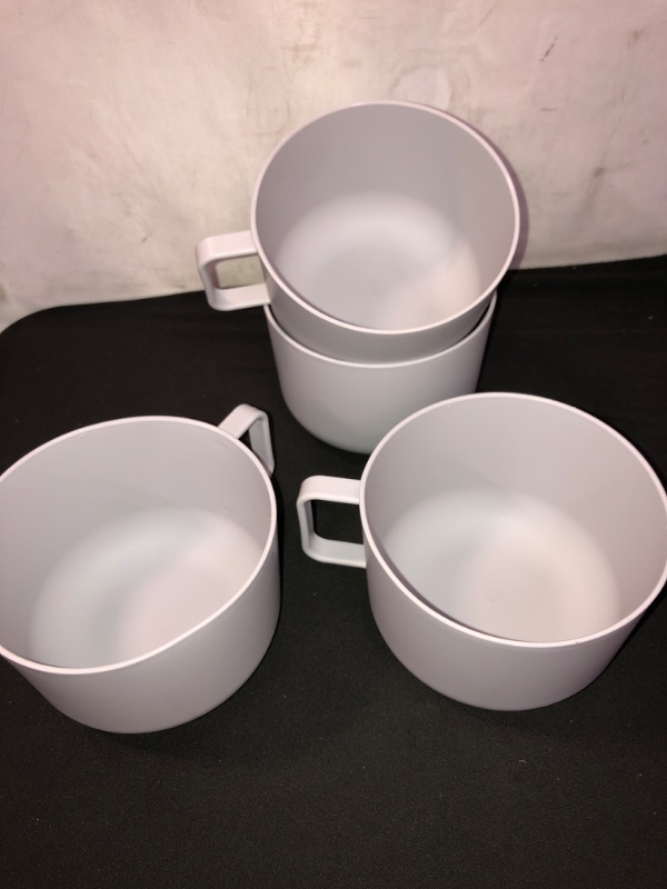 Photo 2 of 30oz Plastic Soup Mug - Room Essentials™ , GRAY 4 COUNT 