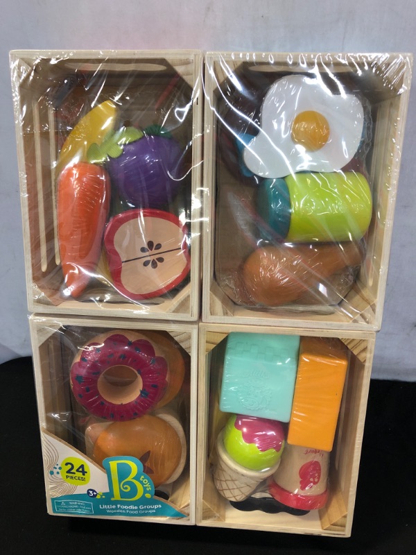 Photo 2 of B. Toys - Wooden Play Food - Little Foodie Groups