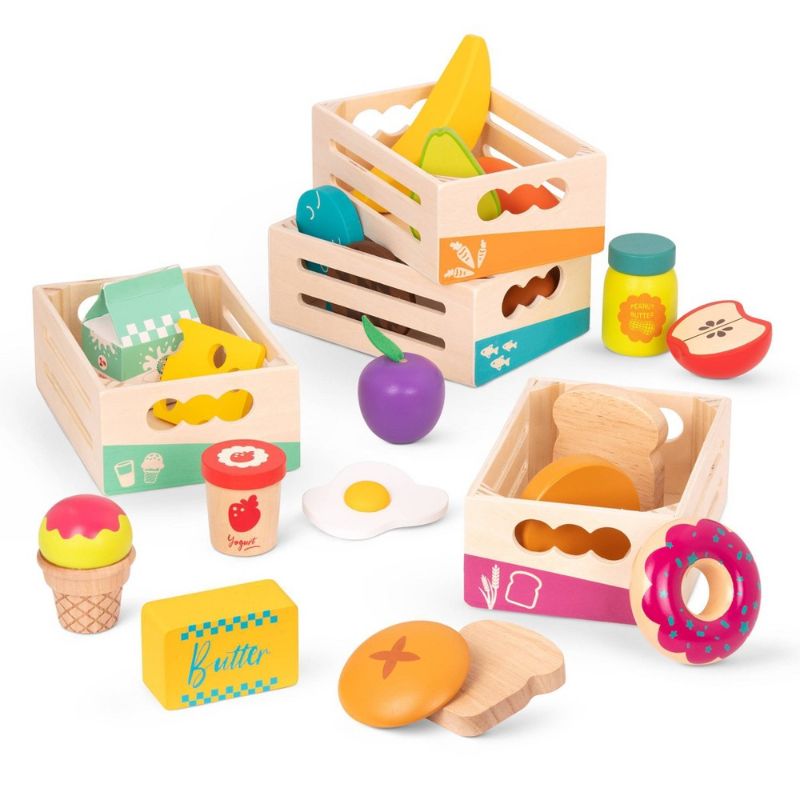 Photo 1 of B. Toys - Wooden Play Food - Little Foodie Groups