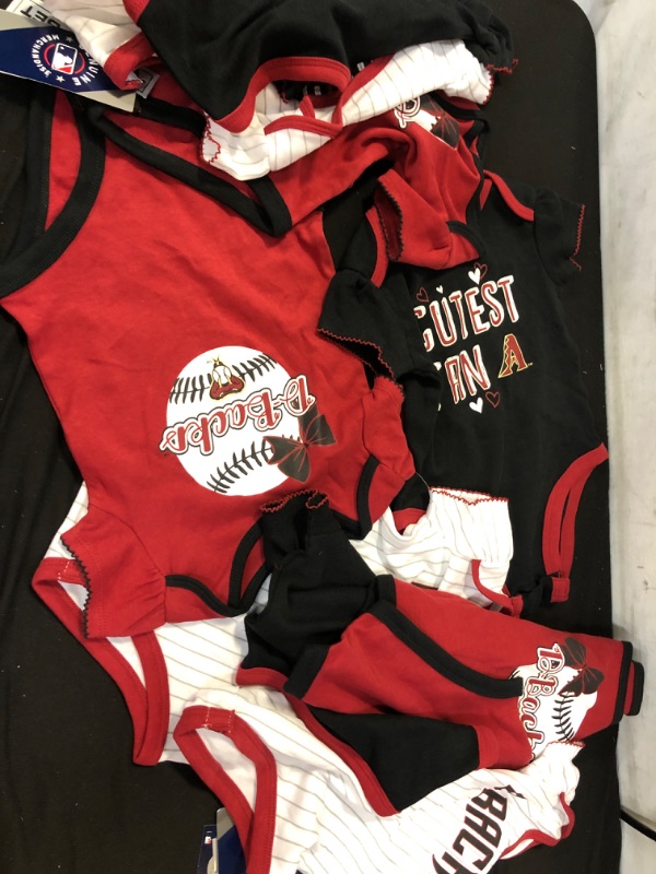 Photo 1 of Arizona Diamondbacks Set of 3 BABY ONESIES / CREEPERS , SIZE 18 MONTHS... 3 COUNT 