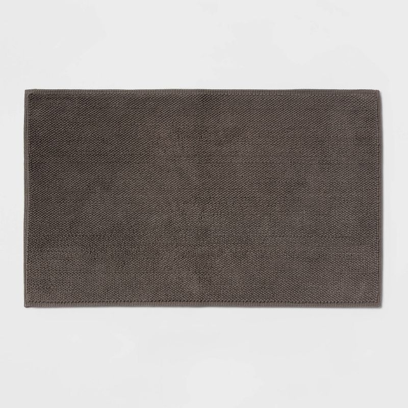Photo 1 of 21"x34" Bath Mat - Threshold Signature™ Dark Gray