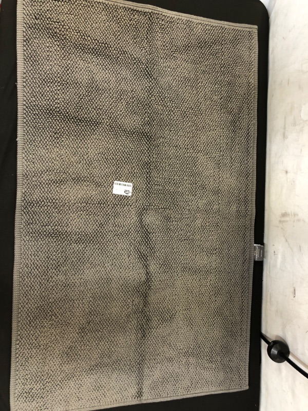 Photo 2 of 21"x34" Bath Mat - Threshold Signature™ Dark Gray