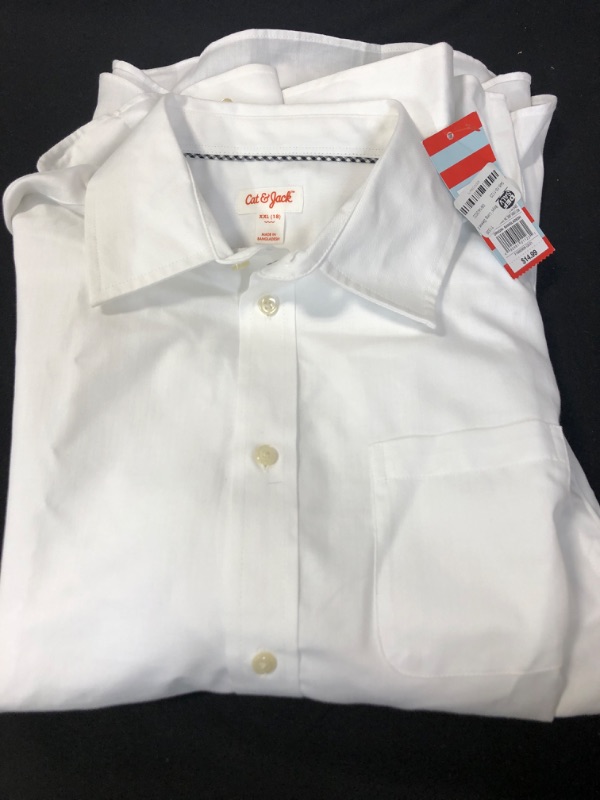 Photo 1 of BOYS BOTTON DOWN SHIRT WHITE SIZE XXL 18
