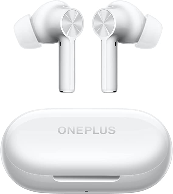 Photo 1 of OnePlus Buds Z2 True Wireless Earbud Headphones-Touch Control with Charging Case,Active Noise Cancellation,IP55 Waterproof Stereo Earphones for Home,Sport, Pearl White
