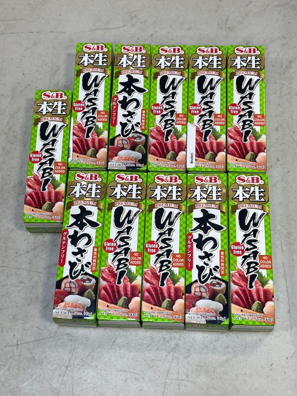 Photo 1 of 11 PC - S&B Premium Wasabi Paste in Tube, 1.52 Ounce - EXP 8/04/2023