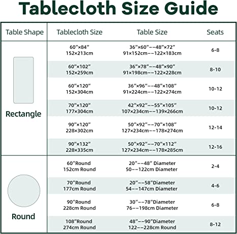 Photo 2 of 4 CT, AZON Round Washable Polyester Tablecloth,60x60 Inch,Great for Tables,Parties,Holiday Dinner,Wedding and Banquet,Lake blue
