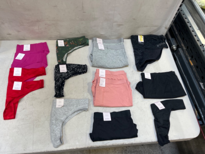 Photo 1 of 15 MISC WOMENS UNDERWEAR. SIZE'S : (1ST ROW/ON LEFT) SML - (2 MIDDLE ROWS) LARGE - (3RD ROW/ON RIGHT) XL