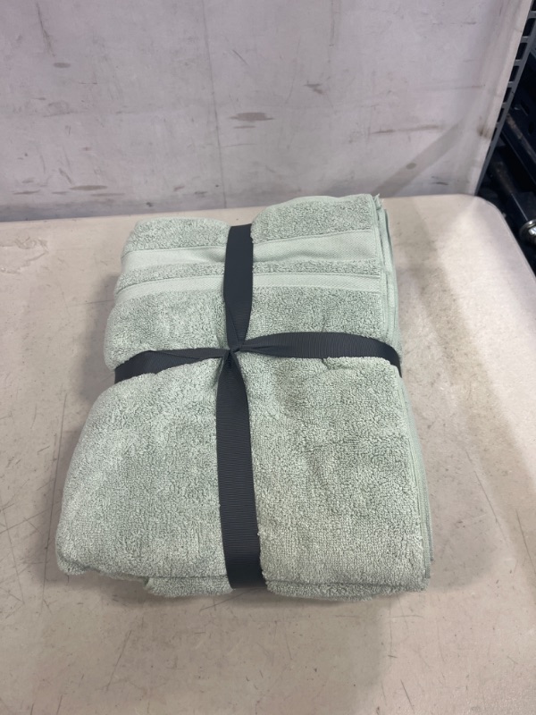 Photo 2 of  2pc Performance Value Bath Towel Set Green - Threshold