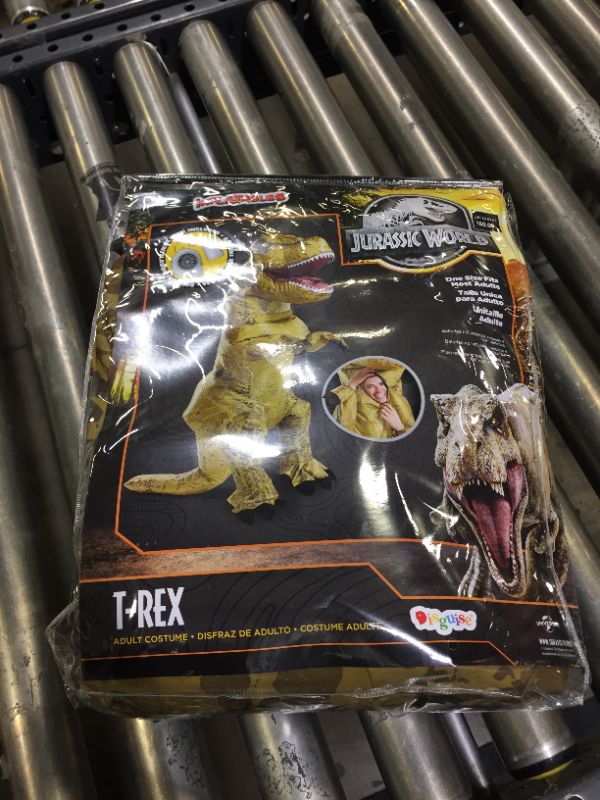 Photo 2 of Adult Jurassic World T-Rex Inflatable Halloween Costume One Size

