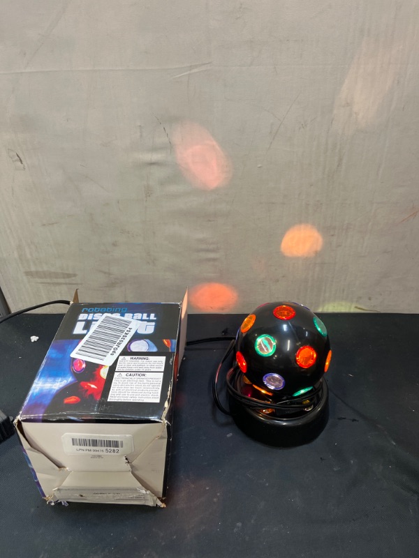 Photo 1 of Revolving Disco Ball, Rotating Disco Party for Home and School Parties Decorations, Gatherings Events
