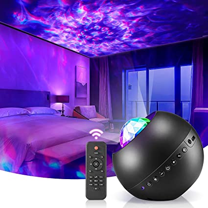 Photo 1 of One Fire Galaxy Projector for Bedroom, White Noise Galaxy Light, Remote Timer Star Projector, Bluetooth Music Night Light Projector for Kids Teen Adult Bedroom Decor
