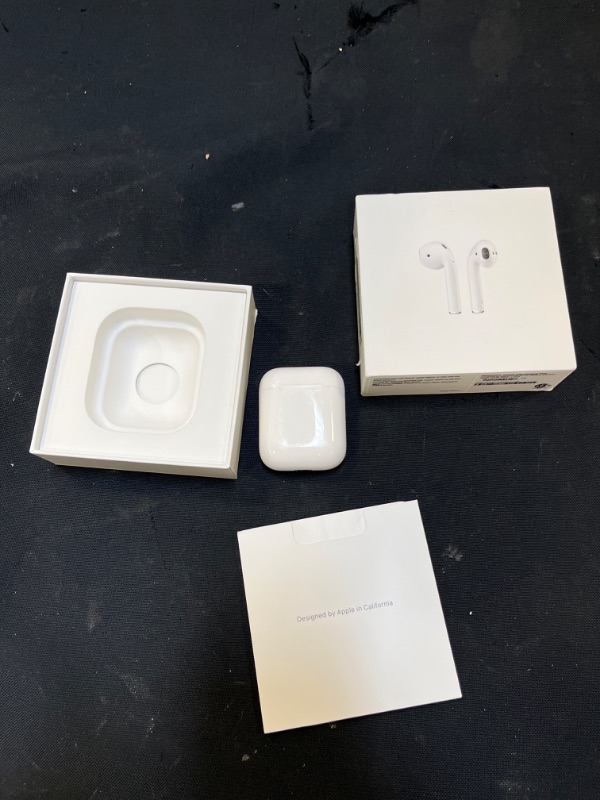 Photo 2 of Apple AirPods with Charging Case (Latest Model) - ITEM IS VERY DIRTY AND DOES NOT TURN ON -
