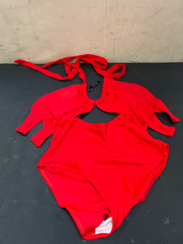 Photo 1 of WOMENS ONE PIECE (RED) M
