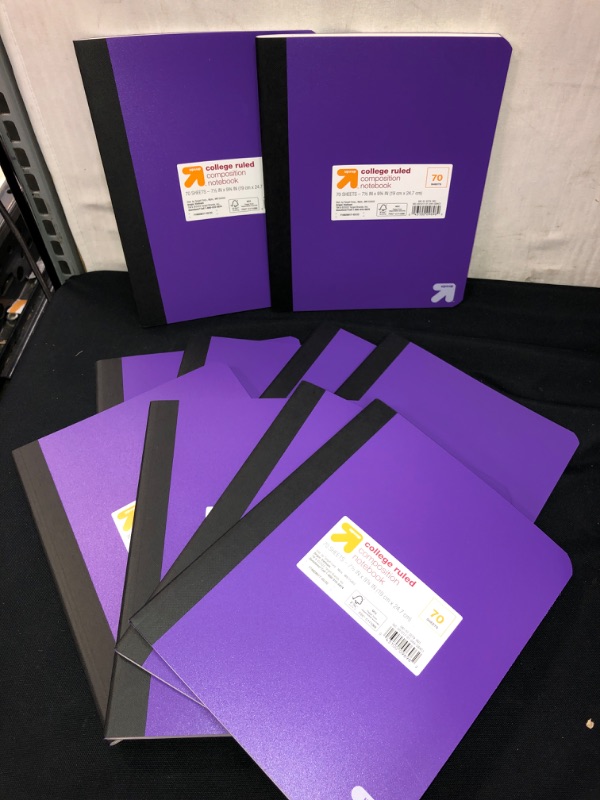 Photo 2 of College Ruled Composition Notebook - up & up™ PURPLE,  10 COUNT 