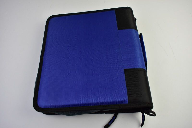 Photo 3 of 1.5" Ring Zipper Binder Two-tone Blue - Case-it