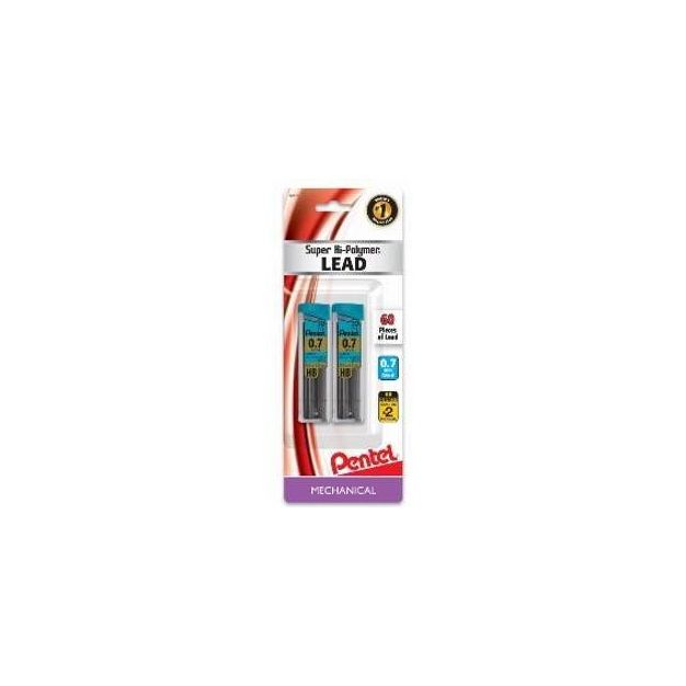 Photo 1 of Pentel 2ct 0.7MM Mechanical Pencil Lead Refill 4 COUNT 