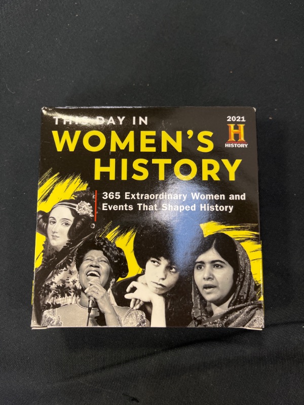 Photo 1 of 2021 History Channel This Day in Women's History Boxed Calendar: 365 Extraordinary Women and Events That Shaped History
