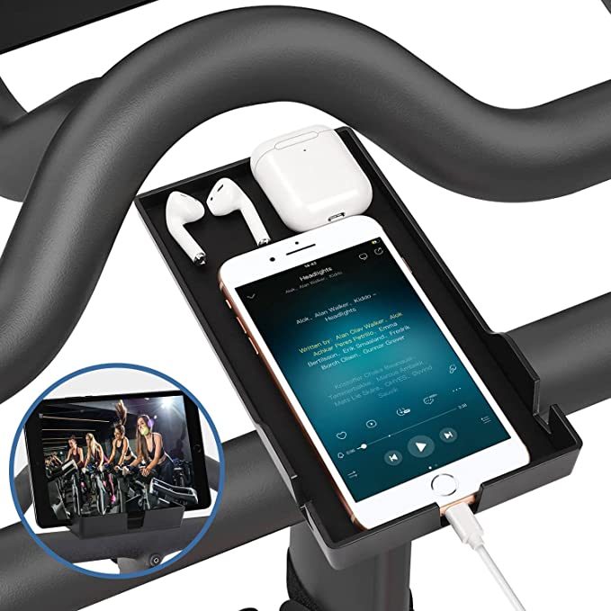 Photo 1 of Tydle Phone Holder, Anti-Slip Cell Phone Holder, Phone Mount Tray for Bike & Bike+, Stand for Tablet, Cell Phone, Baby Monitor& Remote Control
