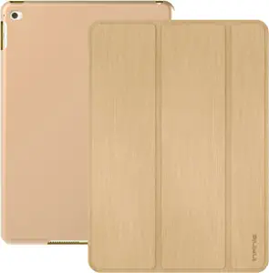 Photo 1 of iPad Air 2 Protective Case Smart Cover with Scratch-Resistant Lining & Auto Sleep/Wake Feature (Gold)
