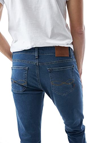 Photo 1 of AMERICANINO Men's Mid Rise Modern Regular-Straight Fit Jeans Stretch Five Pocket Denim Pants
30/34